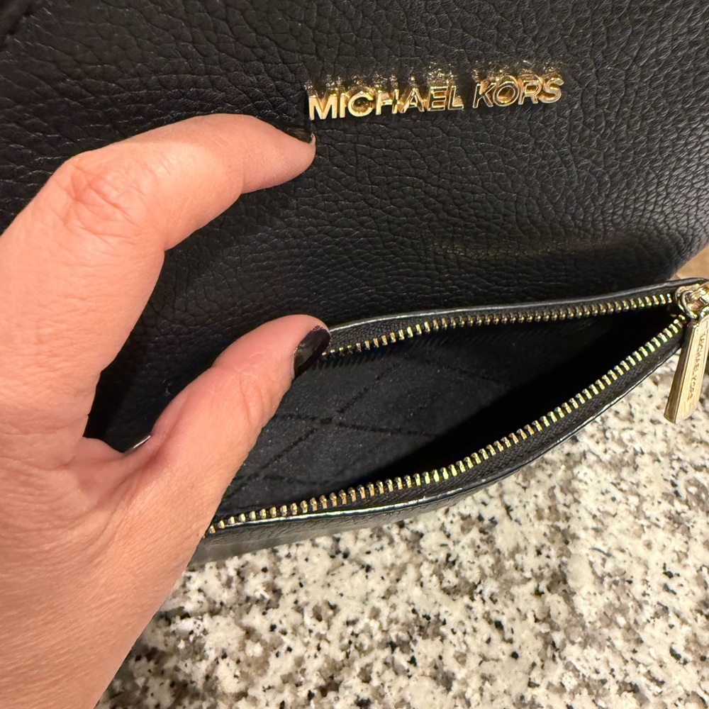 Michael Kors Black Leather Mini Backpack - Picture 4 of 10